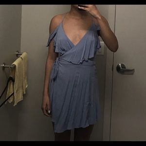 Blue Wrap Dress